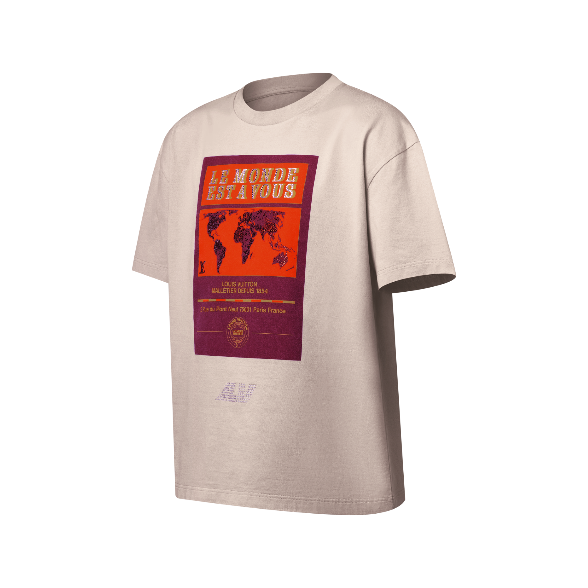 Embellished Graphic Cotton T-Shirt - Ready to Wear | LOUIS VUITTON